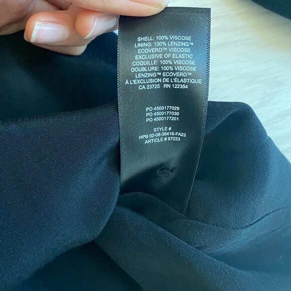 Aritzia Sunday Best Delilah Long Sleeve Mini Dress Size M Vamp Grunge Witchcore - Picture 7 of 10